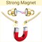 Magnetic Necklace Extender Silver and 14K Gold Adjustable Chain Extenders for Necklaces,Magnetic Jewelry Clasps and Closures for Women
